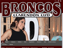 Tablet Screenshot of clarendonisd.net